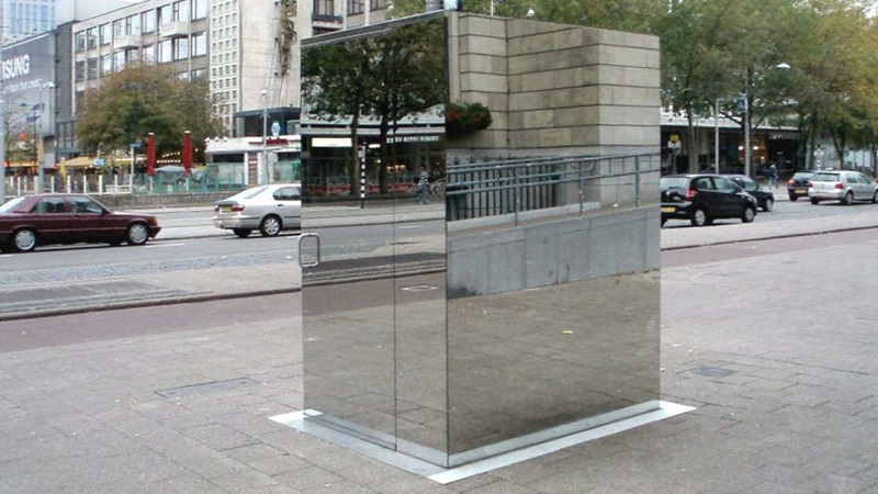 Mirror Restroom
